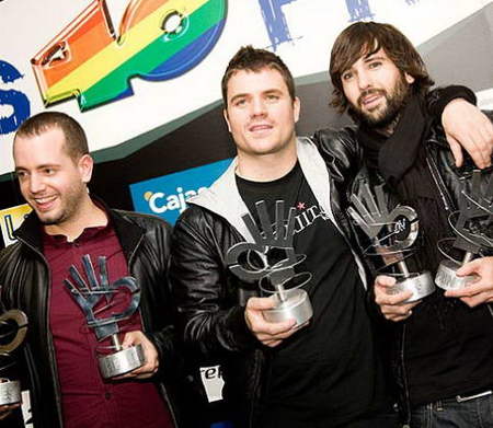 'El Canto del Loco' triunfador de los premios 40 Principales