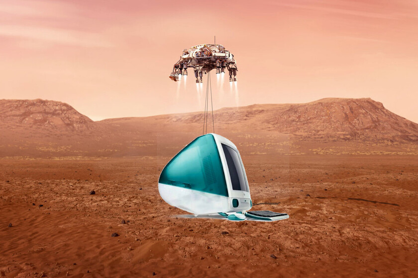 The mind of the 1998 iMac G3 conquers Mars thanks to NASA’s perseverance