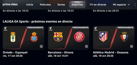 Amazon Prime Video Laliga