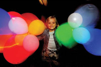 Globos con luz para fiestas infantiles