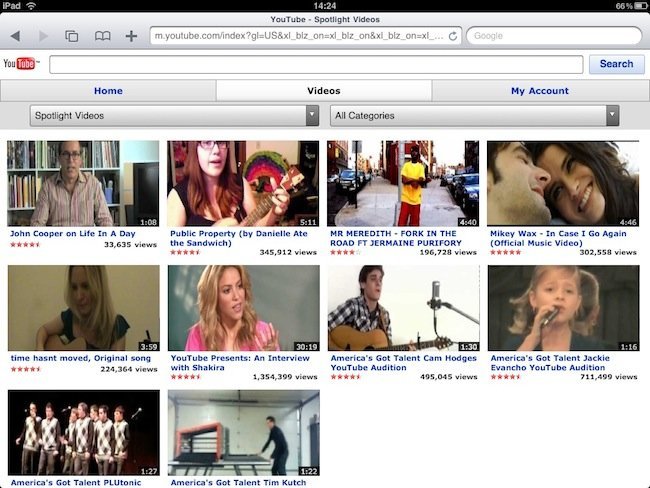 Safari YouTube
