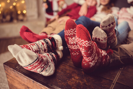 Navidad Familia Calcetines