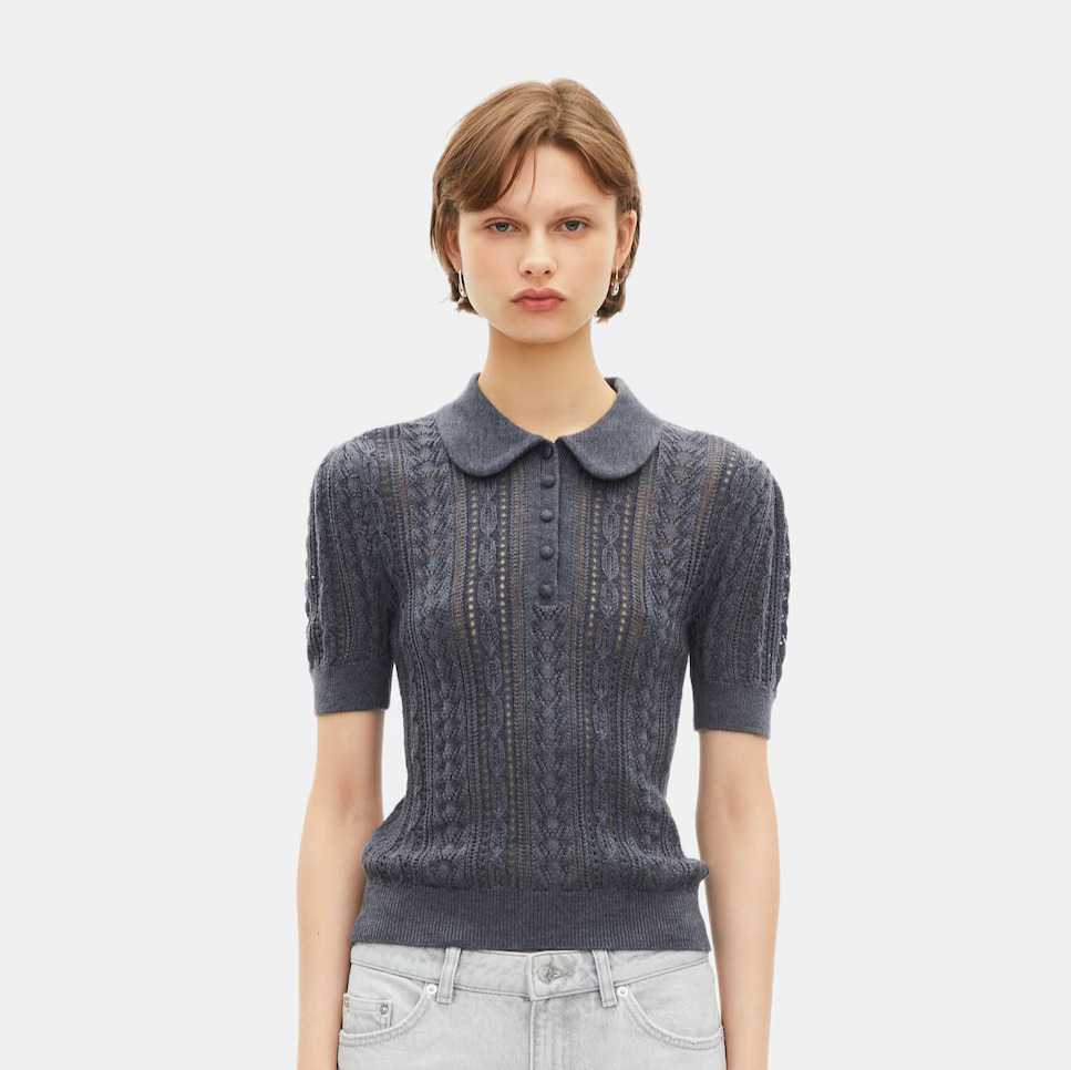 The Kooples
Jersey de mujer de lana merina manga corta