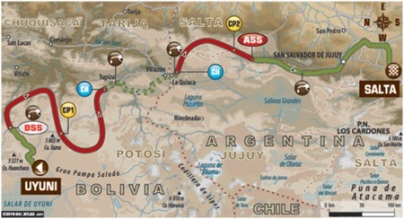 Mapa Etapa7 Dakar2016