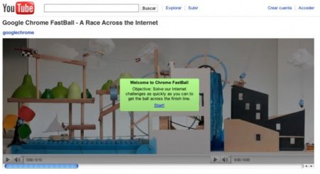 Google muestra la integración de Chrome y Flash a través de un vídeo interactivo en YouTube
