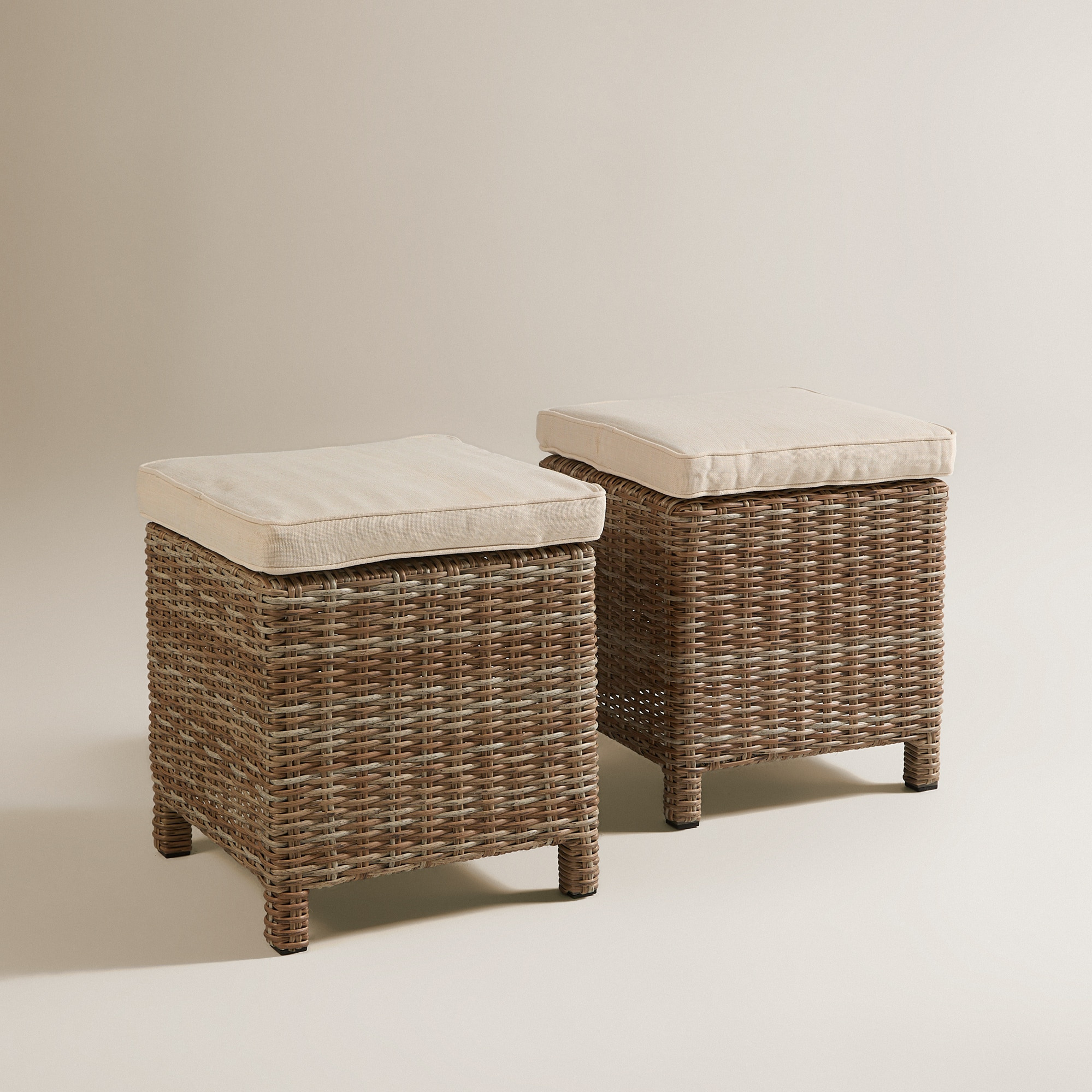 Set de 2 pufs de jardín Le Mans El Corte Inglés