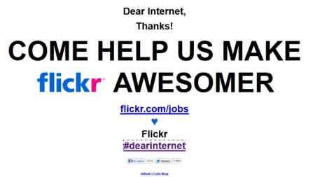 ...y Flickr responde.