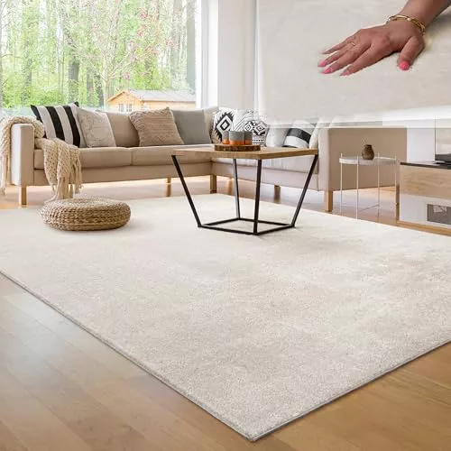 Paco Home Alfombra Moderna y Suave para Salón 140x200 cm