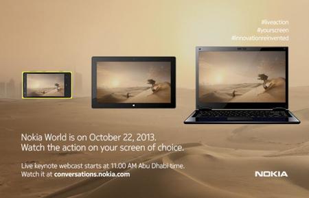 Seguimiento en directo del Nokia World 2013