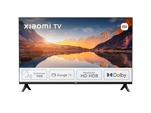 Xiaomi TV A 2025 32" - Smart TV HD HDR, Google TV, Voice Control, Dolby, Black