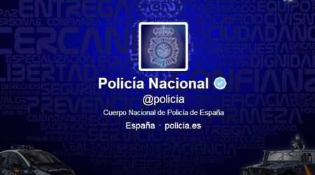 La Policía Nacional estrena un sistema de alertas para emergencias a través de Twitter
