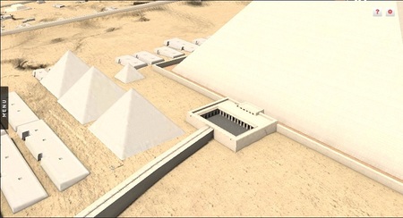 Las pirámides de Giza en 3D