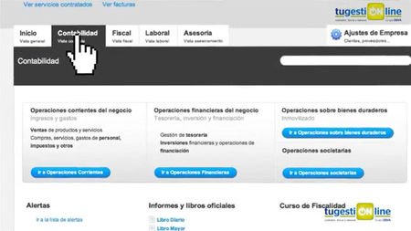 tugestiONline, servicio de contabilidad, fiscal y laboral bajo modelo SaaS