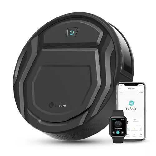 LEFANT Robot Aspirador 2200Pa, WiFi/App/Alexa, 6 Modos de limpieza
