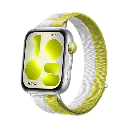 HUAWEI Watch FIT 5 Smartwatch, GPS, 1,82″ AMOLED, 2500Nits, Plateado | Diseño Ultraligero, Pago NFC, 5ATM, Hasta 10 Días Autonomía, Modos de Entrenamiento, Seguimiento de Salud, para Android iOS