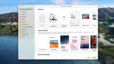 Cómo crear, utilizar y gestionar plantillas en Pages para Mac