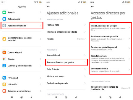 Gestos Mundo Xiaomi