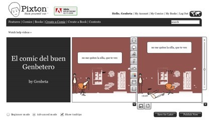 Pixton, creando comics online