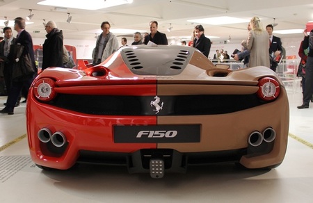 Ferrari F150, prototipo de LaFerrari, vista posterior