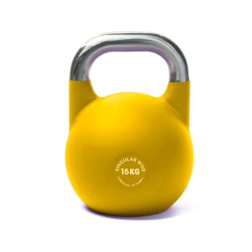 Competition Kettlebell 16 KG. Pesa Rusa. Kettlebell Swing, Snatch, Clean,Press o Sentadilla. Pesos Fitness Crossfit. Kettlebells Crossfit. Pesas Rusas Gimnasio en casa. Kettlebell Outlet