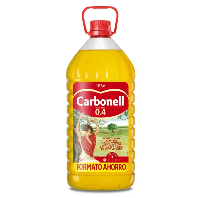 Aceite de oliva original 0,4º Carbonell 5 l.