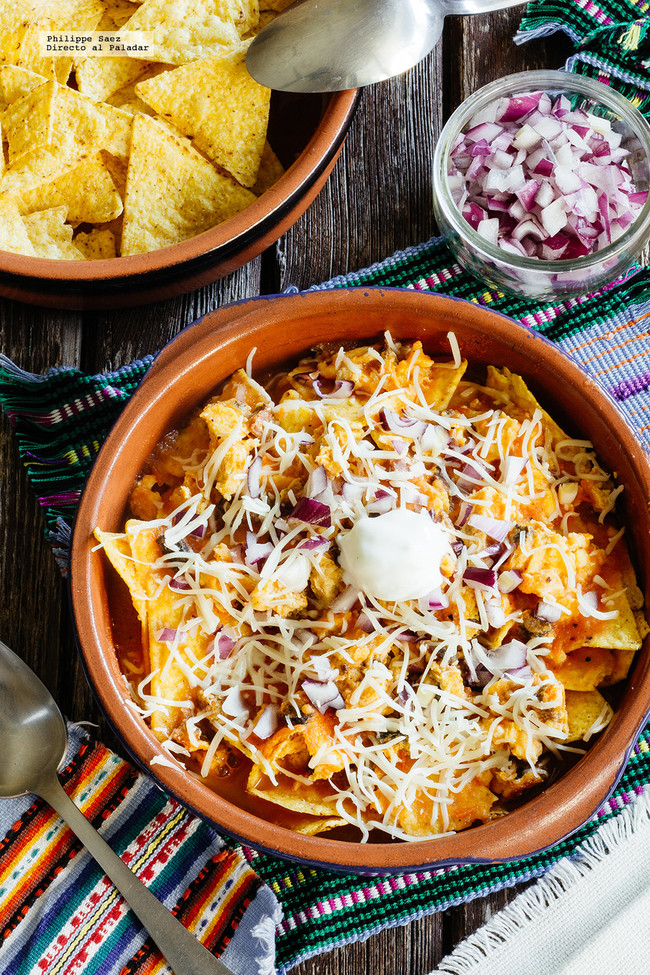 Chilaquiles Huevo Chorizo