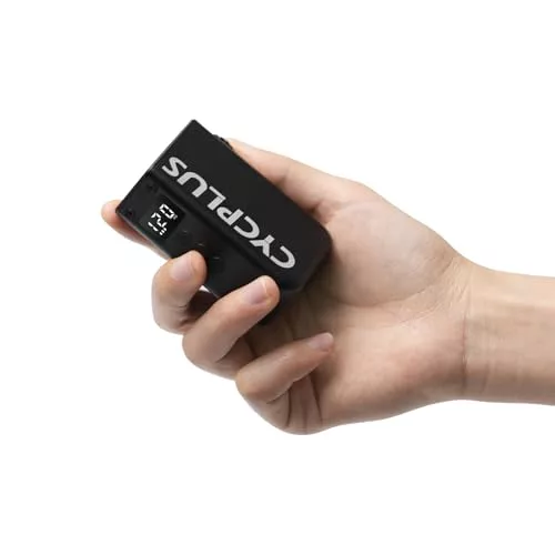 CYCPLUS Bomba Mini Medidor, MAX 120 PSI, Recargable, Inalámbrica, Auto Stop, Válvulas Presta y Schrader, para Bicicletas de Montaña, Ciudad, Carretera y E-Bike AS2 Pro (Actualizado 2025)