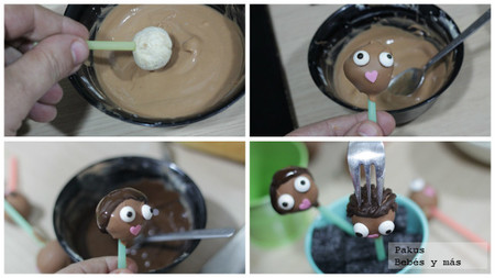 decorando muñecos comestibles cakepops bizcobolas