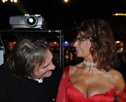 La Loren y Depardieu en Tenerife