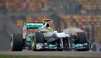 Nico Rosberg consigue la primera pole de su carrera en el Gran Premio de China 
