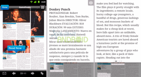 Issuu Mobile para leer revistas