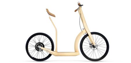 T20, un nuevo prototipo de scooter eléctrico realizado con bambú