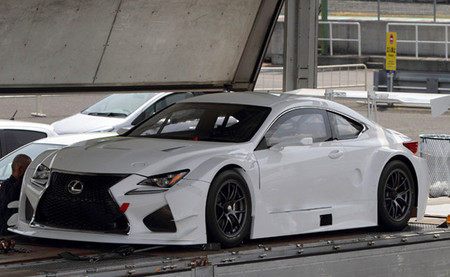 Cazado el Lexus RC-F en especificación de GT3 en Okayama