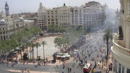 Una Mascletà en Valencia (España)