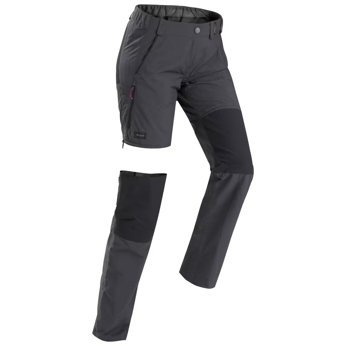 Pantalón desmontable montaña y trekking Mujer Trek 100

