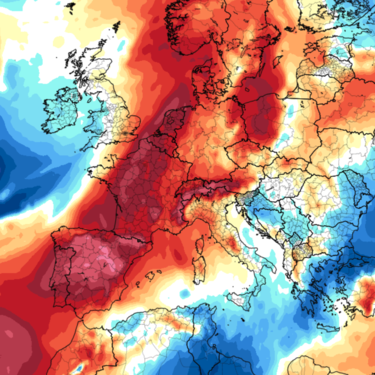Mañana Francia registrará una de las anomalías de calor más salvajes de Europa. El aire que va a provocarlo está hoy sobre el Guadalquivir 