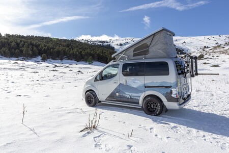 La Nissan e-NV200 Winter Camper es una furgoneta camper eléctrica para perderse en la montaña con cero emisiones