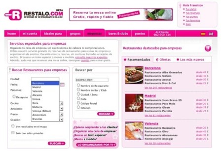 Restalo.com, guía social de restaurantes de España