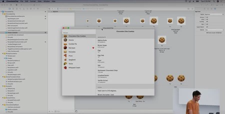 La app ChocolateChip convertida al Mac tal cual, sin ninguna transformación más allá. ¿Alguien más se ha fijado en el corazón en Marzipan? Los ingenieros de Apple nos mandan un mensaje subliminal.