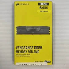 Corsair Vengeance DDR5 64GB (2x32GB) RAM 5600 UDIMM Desktop Memory 288-pin