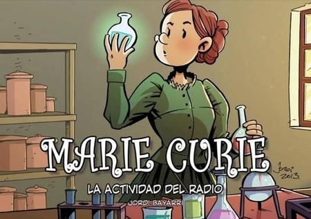 Marie Curie, la actividad del radio es el cuarto cómic de la colección científicos