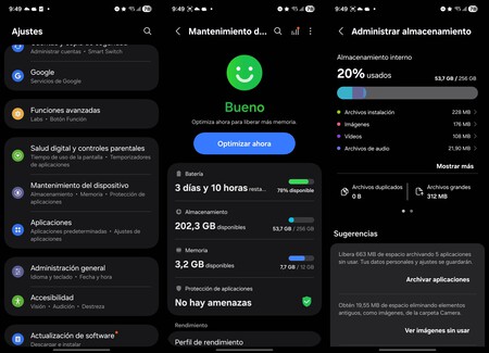 Otros archivos en Galaxy