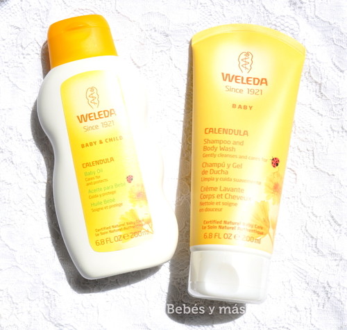 Cuidando la piel de mi bebé: probamos la gama de Caléndula de Weleda 
