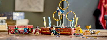 Pocos LEGOs son tan curiosos como este de 'Harry Potter': monta un set del deporte más emblemático de Hogwarts con Snitch dorada y más 