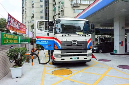 Posto de gasolina em Taiwan