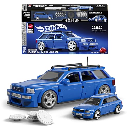 Brick Shop Hot Wheels Speed '94 Audi Avant RS2 Set de Construcción de Auto