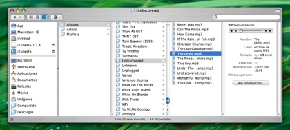 iTunesFS: Convierte tu biblioteca musical en un sistema de archivos navegable