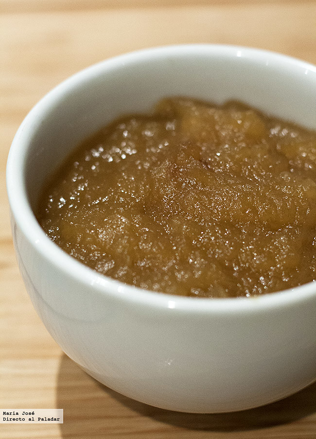 Compota de manzana. Receta de guarnición con Thermomix