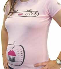Simpática camiseta para embarazadas