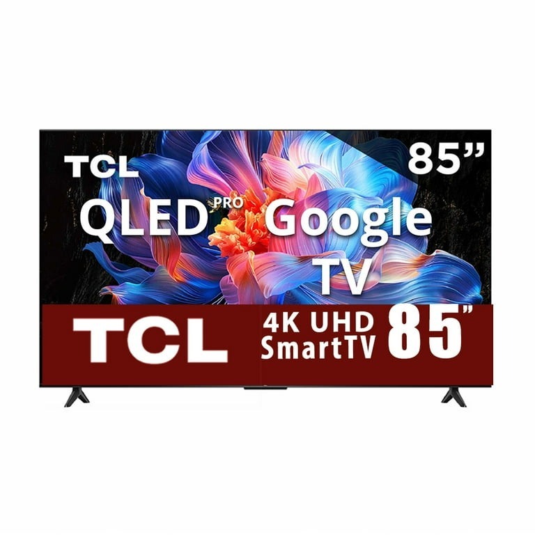 TV TCL Pantalla 85 Pulgadas QLED 4k Smart Google TV
